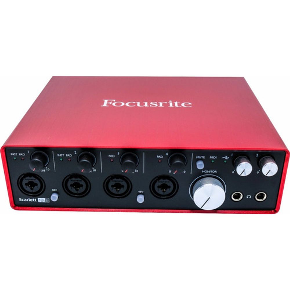 INTERFACE DE AUDIO USB 4 CANAIS SCARLETT 18I8 FOCUSRITE enterlight