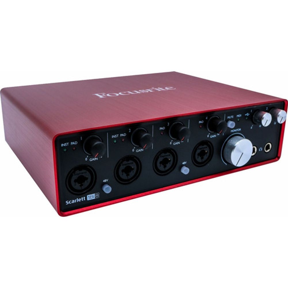INTERFACE DE AUDIO USB 4 CANAIS SCARLETT 18I8 FOCUSRITE enterlight