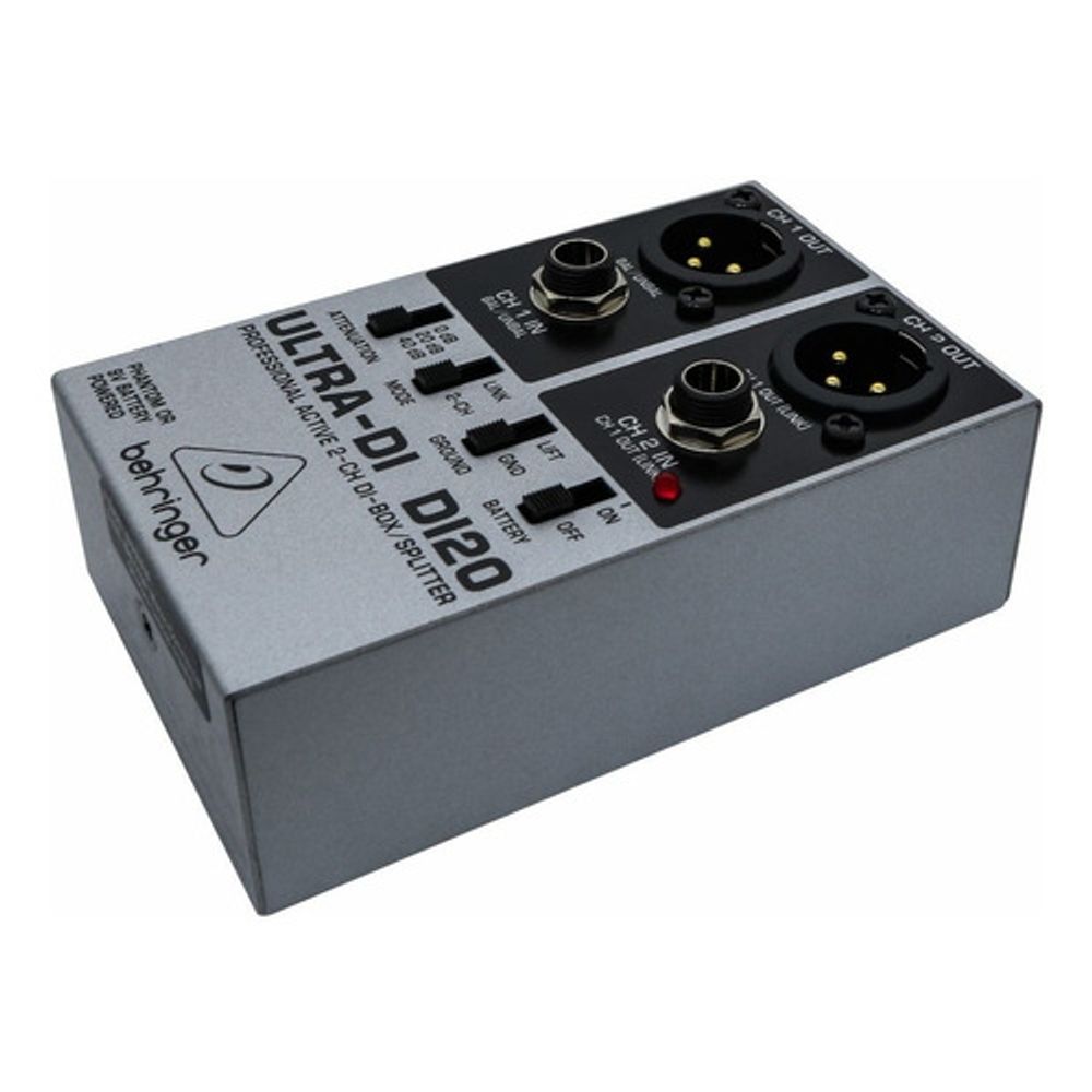 DIRECT BOX ATIVO 2 CANAIS DI20 BEHRINGER enterlight
