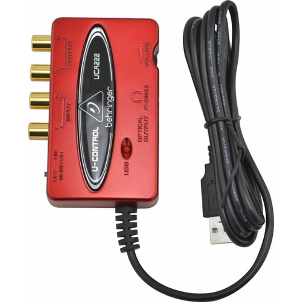 INTERFACE DE AUDIO USB UCA222 BEHRINGER enterlight