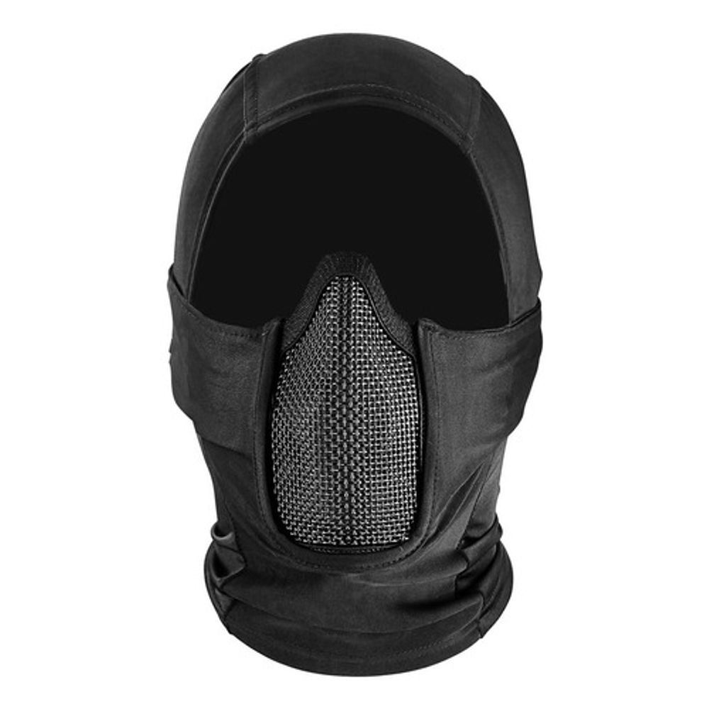 MASCARA TATICA DE PROTEÇÃO PARA AIRSOFT BALACLAVA COM TELA FRONTAL